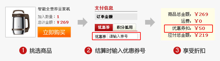 优惠券使用帮助