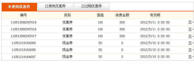 库巴优惠券使用说明